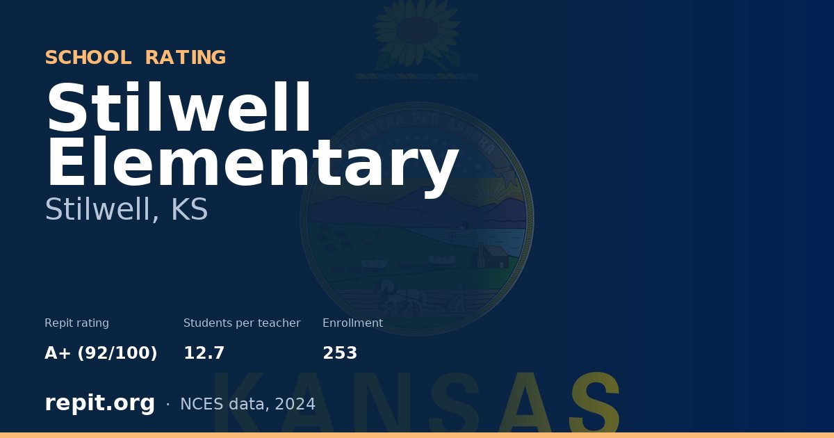 Stilwell Elementary, Stilwell, KS — Repit school rating A+ (92/100)