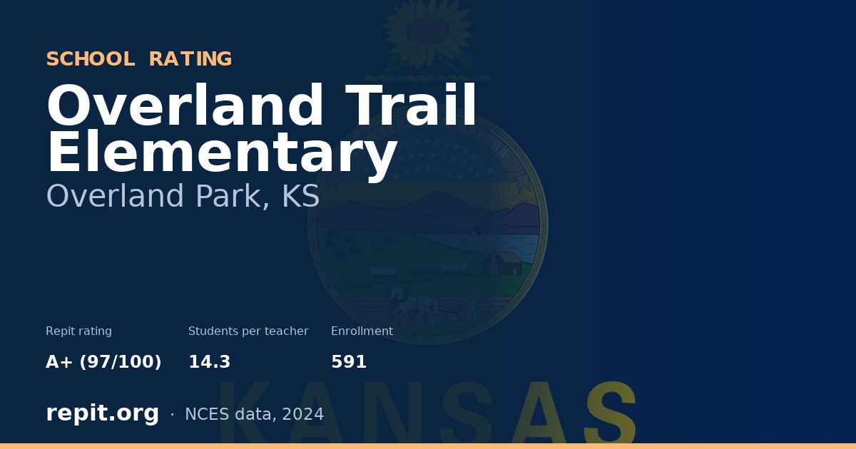 Overland Trail Elementary, Overland Park, KS — Repit school rating A+ (97/100)