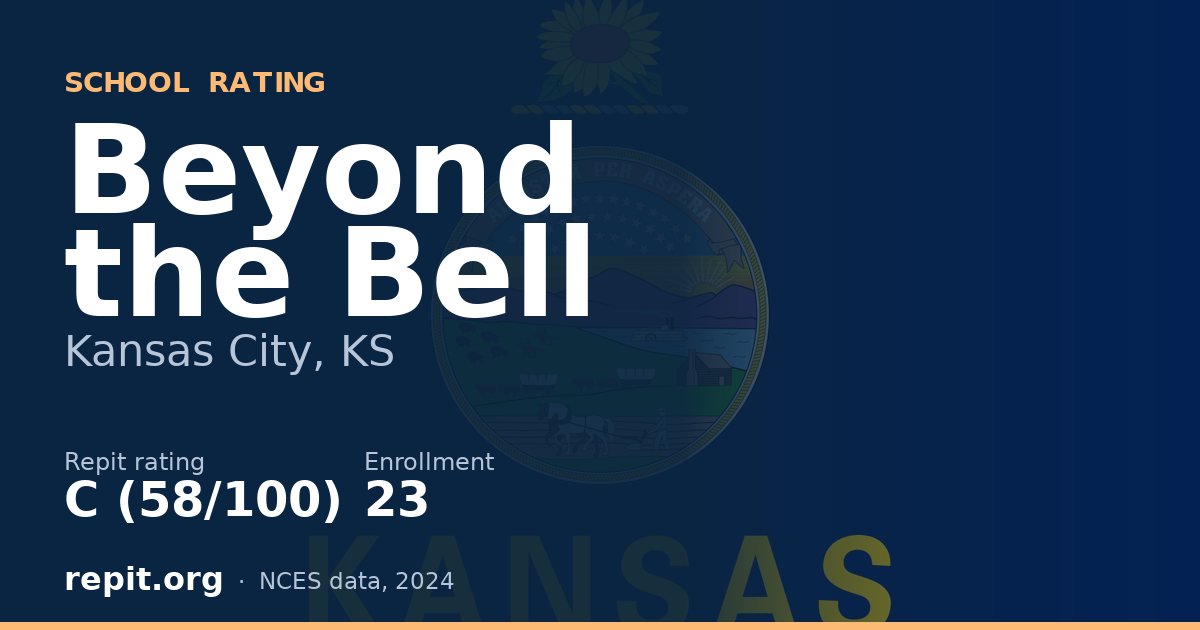 Beyond the Bell, Kansas City, KS — Repit school rating C (58/100)