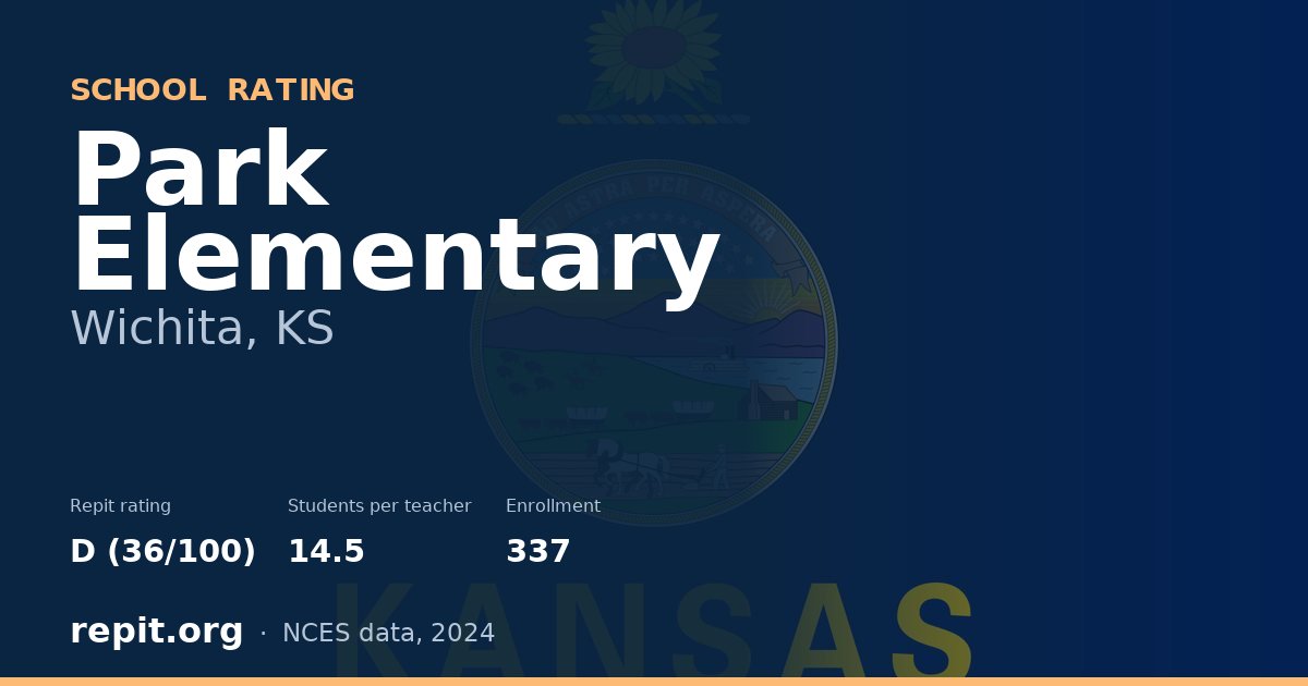 Park Elementary, Wichita, KS — Repit school rating D (36/100)