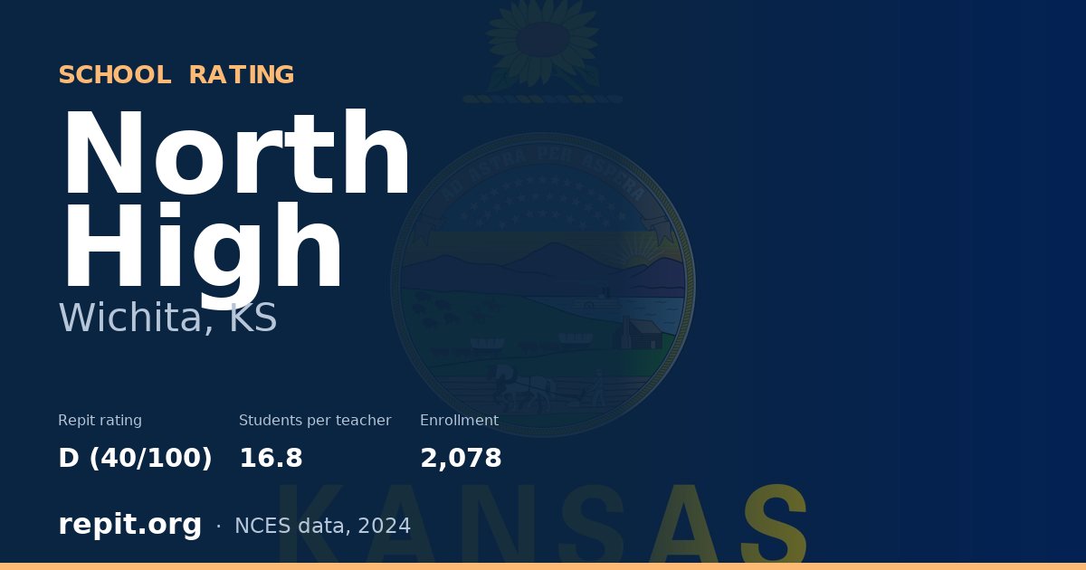North High, Wichita, KS — Repit school rating D (40/100)