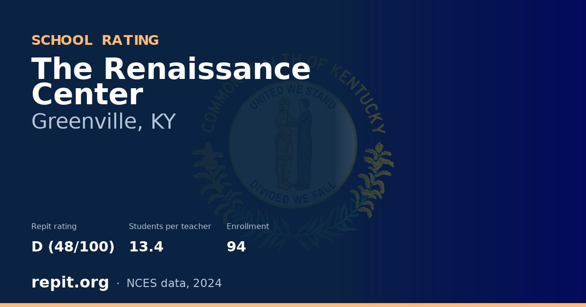 The Renaissance Center, Greenville, KY — Repit school rating D (48/100)