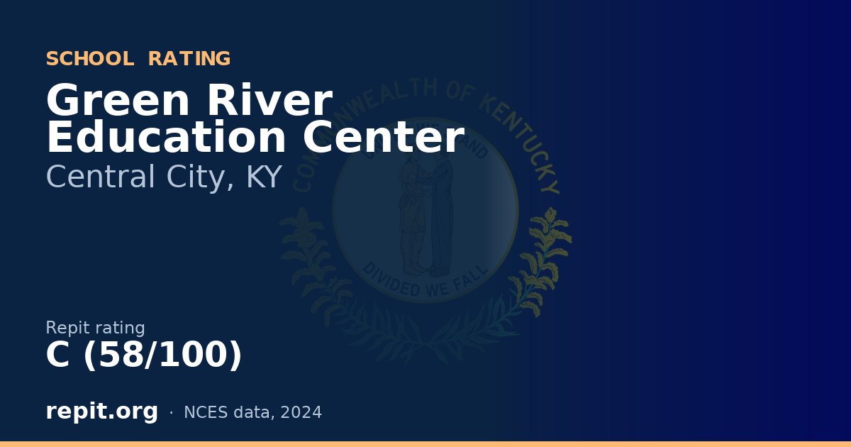Green River Education Center, Central City, KY — Repit school rating C (58/100)