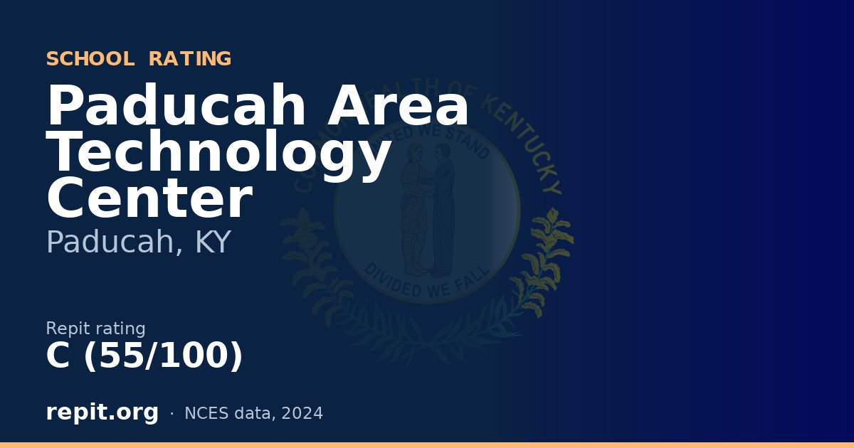 Paducah Area Technology Center, Paducah, KY — Repit school rating C (55/100)