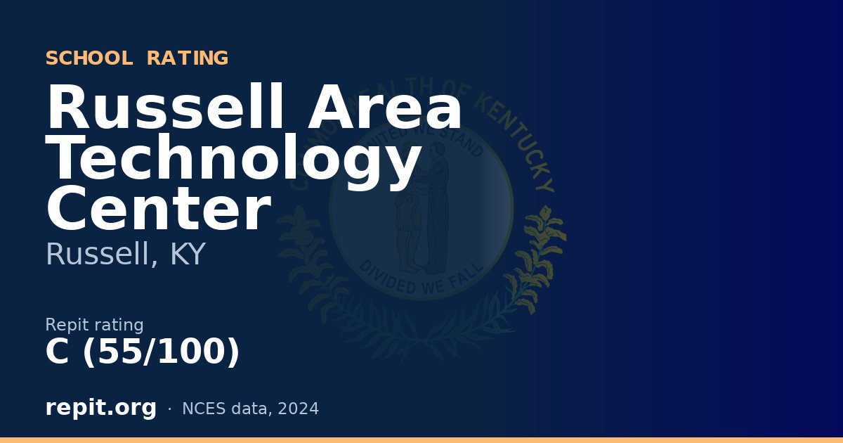 Russell Area Technology Center, Russell, KY — Repit school rating C (55/100)