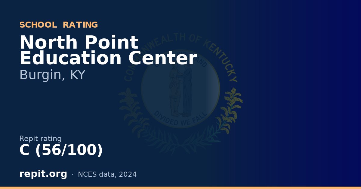 North Point Education Center, Burgin, KY — Repit school rating C (56/100)