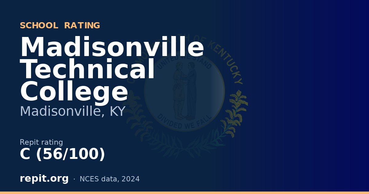 Madisonville Technical College, Madisonville, KY — Repit school rating C (56/100)