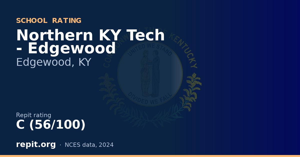 Northern KY Tech - Edgewood, Edgewood, KY — Repit school rating C (56/100)