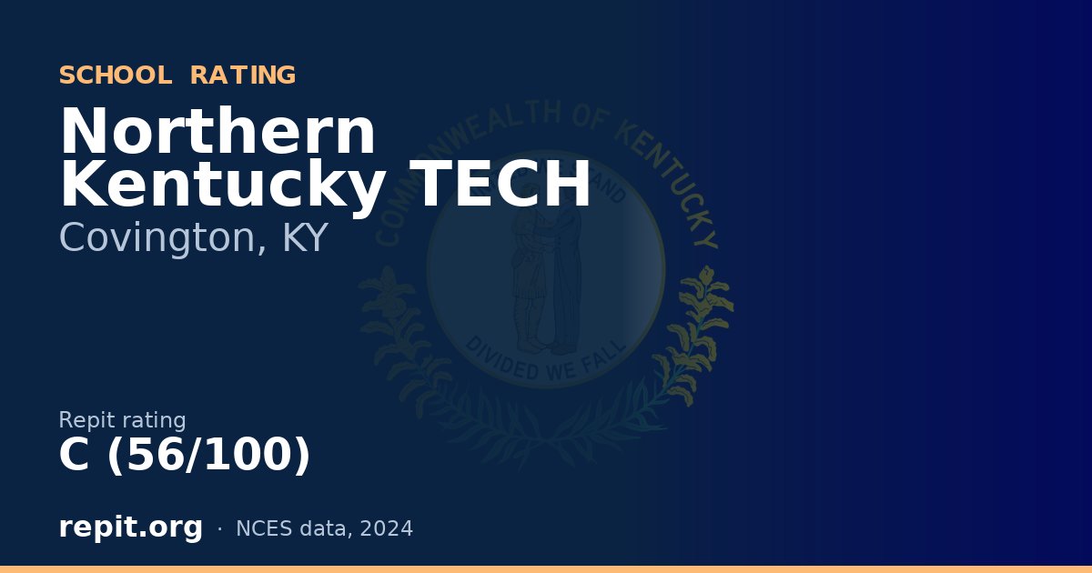 Northern Kentucky TECH, Covington, KY — Repit school rating C (56/100)