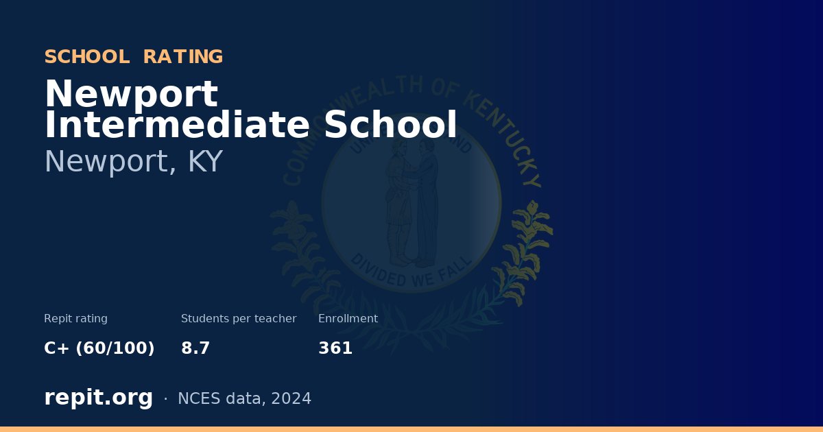 Newport Intermediate School, Newport, KY — Repit school rating C+ (60/100)
