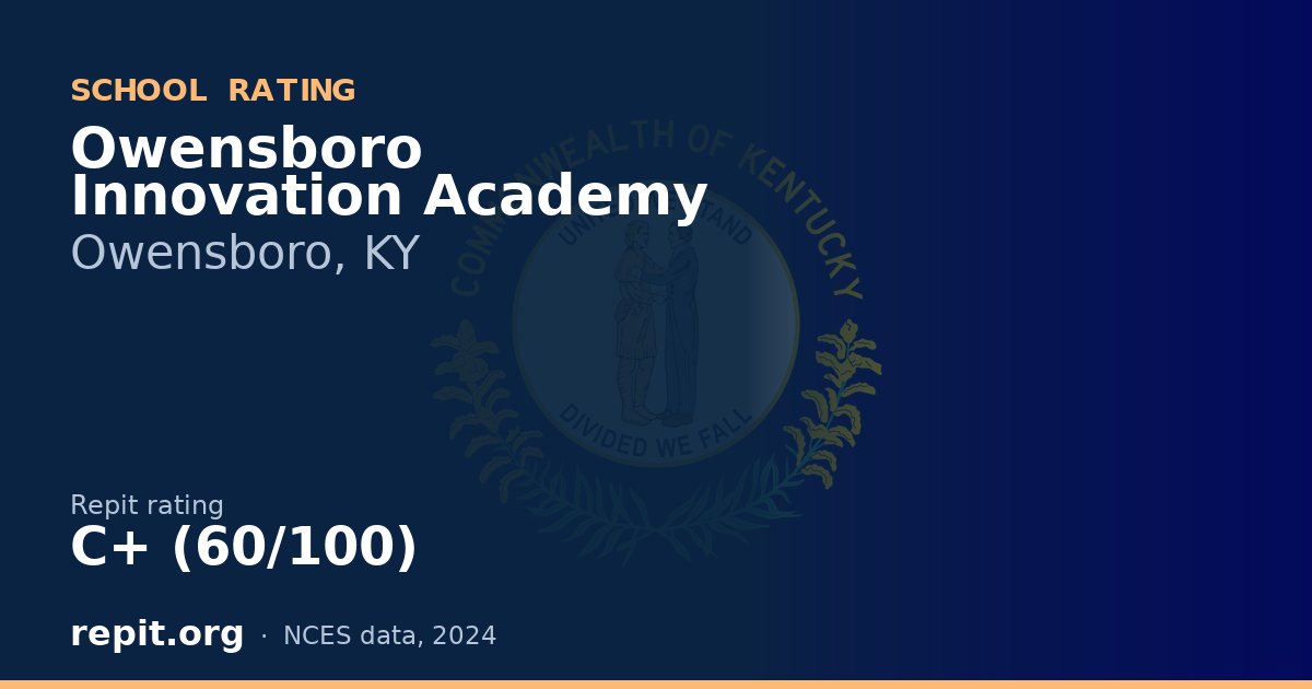 Owensboro Innovation Academy, Owensboro, KY — Repit school rating C+ (60/100)