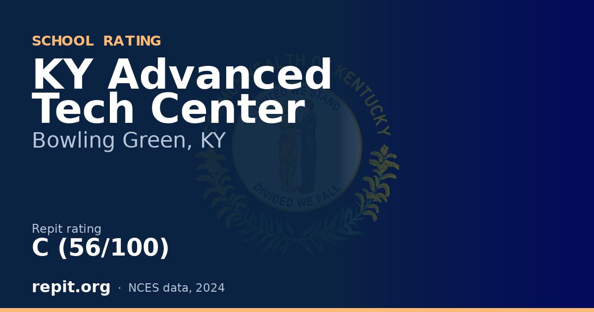 KY Advanced Tech Center, Bowling Green, KY — Repit school rating C (56/100)