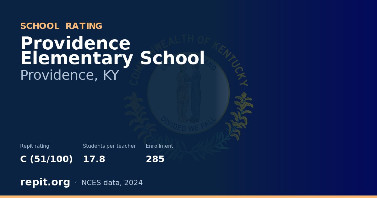 Providence Elementary School, Providence, KY — Repit school rating C (51/100)