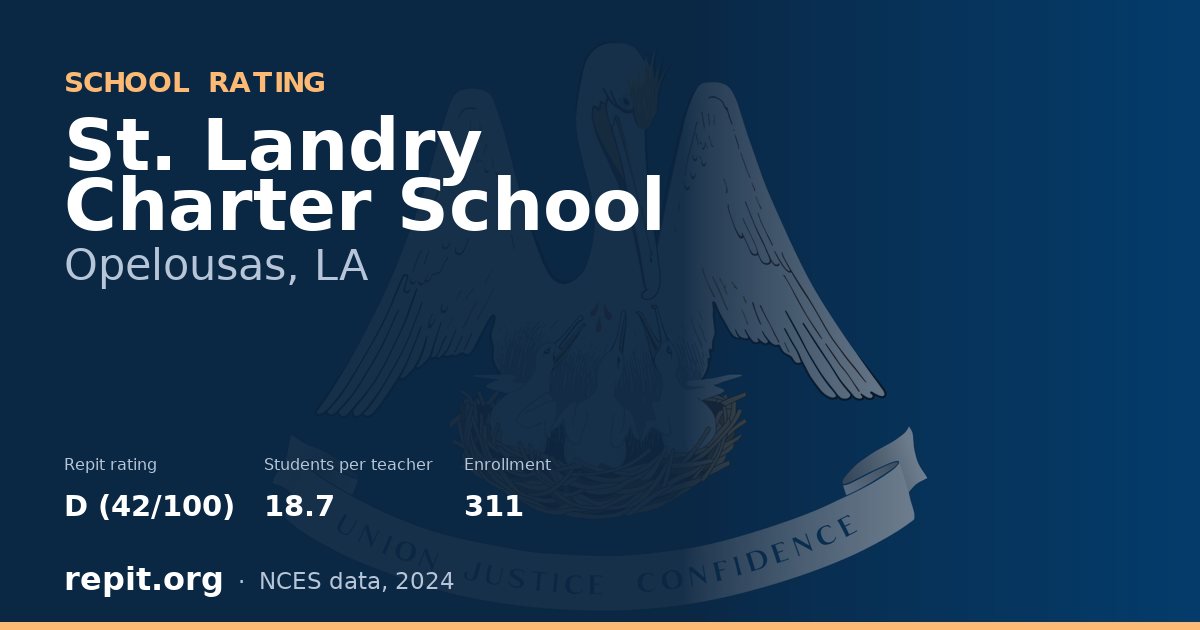 St. Landry Charter School, Opelousas, LA — Repit school rating D (42/100)