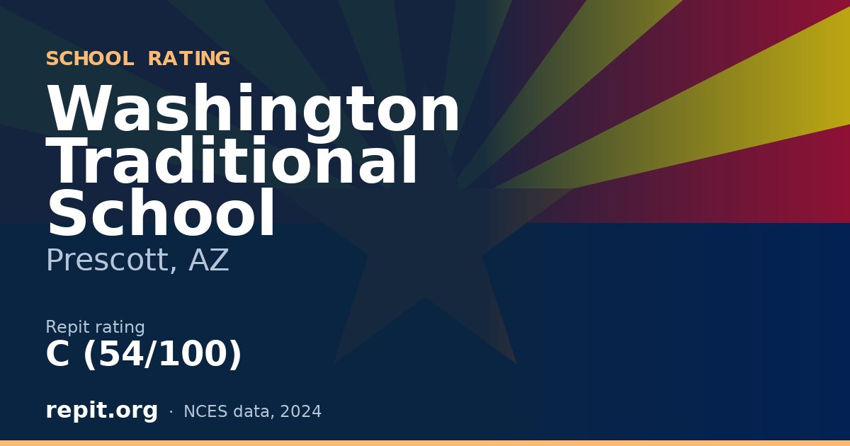 Washington Traditional School, Prescott, AZ — Repit school rating C (54/100)