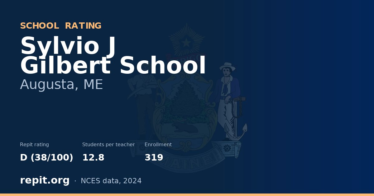 Sylvio J Gilbert School, Augusta, ME — Repit school rating D (38/100)