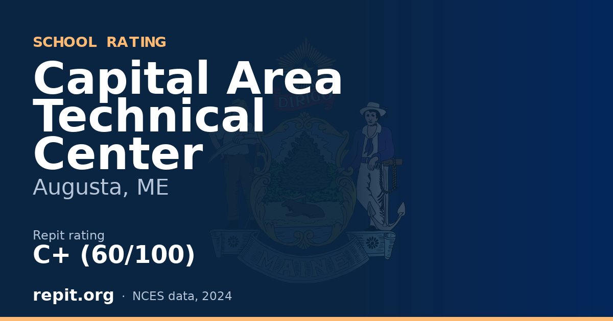 Capital Area Technical Center, Augusta, ME — Repit school rating C+ (60/100)