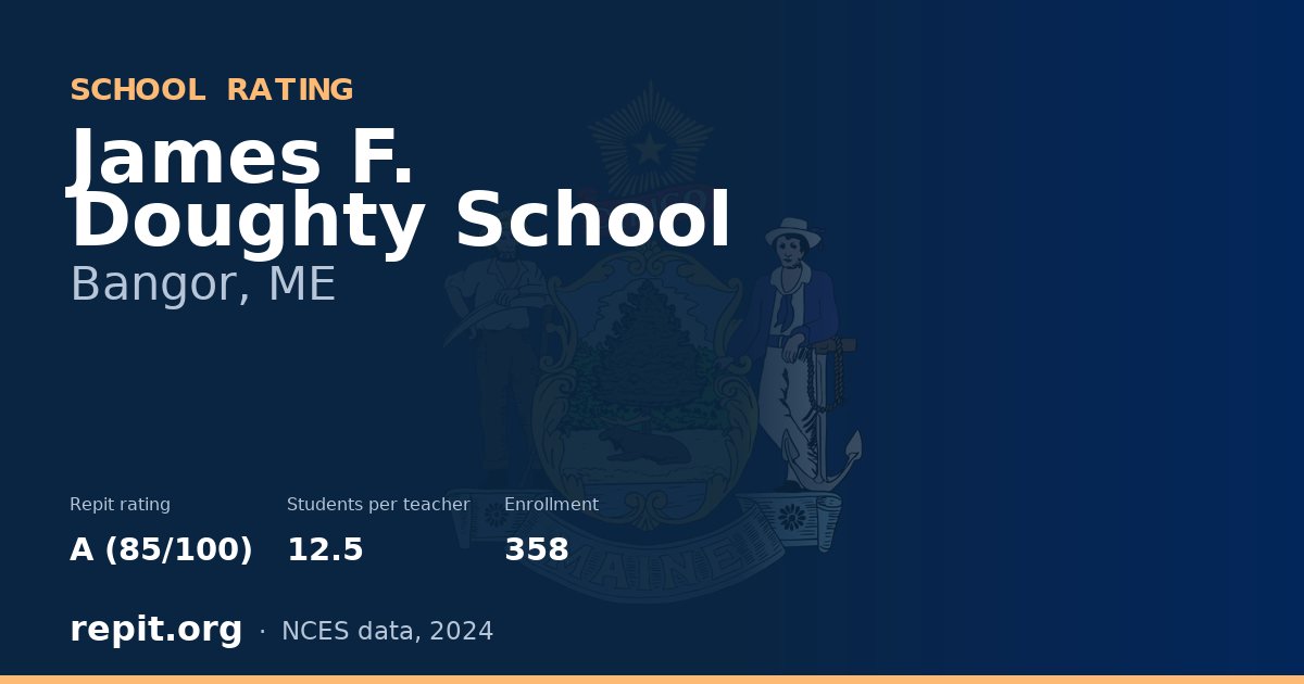 James F. Doughty School, Bangor, ME — Repit school rating A (85/100)