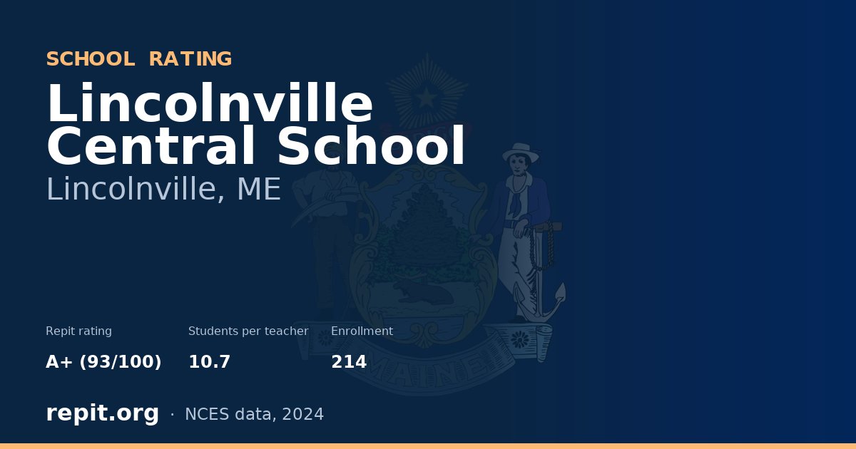 Lincolnville Central School, Lincolnville, ME — Repit school rating A+ (93/100)