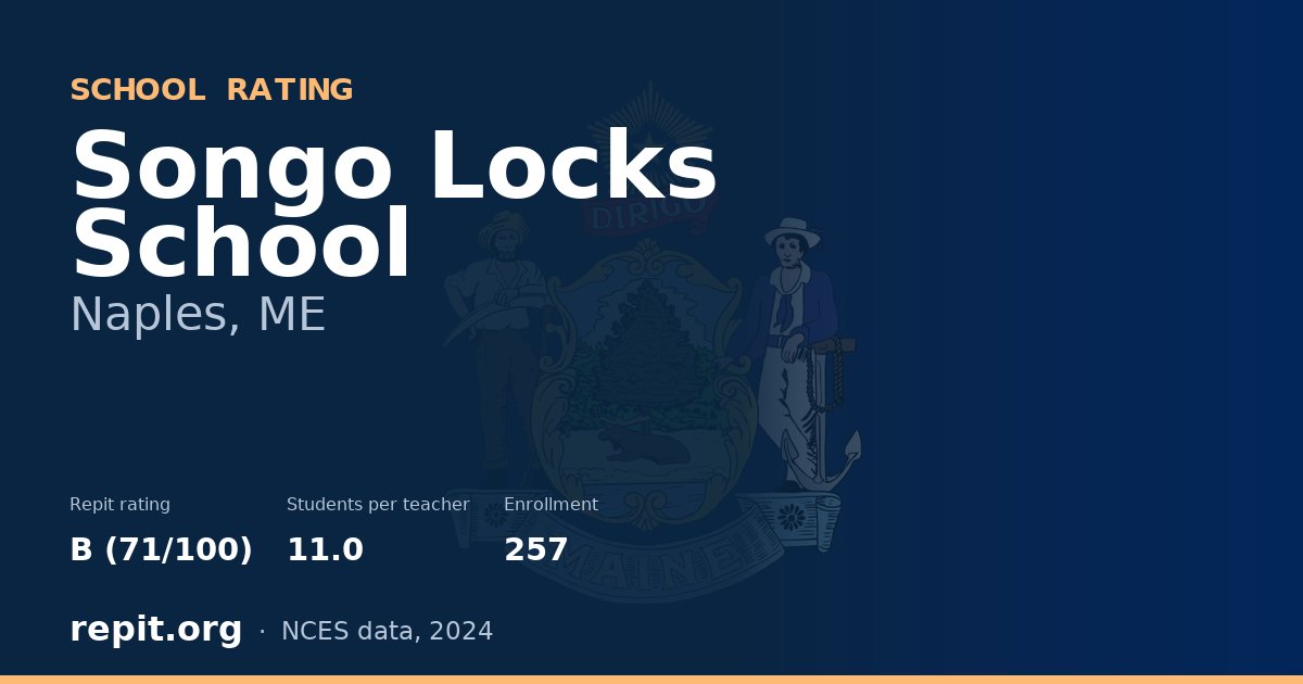 Songo Locks School, Naples, ME — Repit school rating B (71/100)