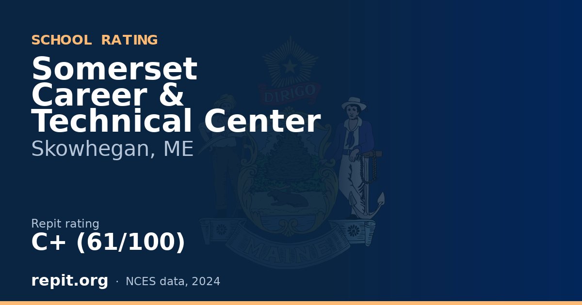 Somerset Career & Technical Center, Skowhegan, ME — Repit school rating C+ (61/100)