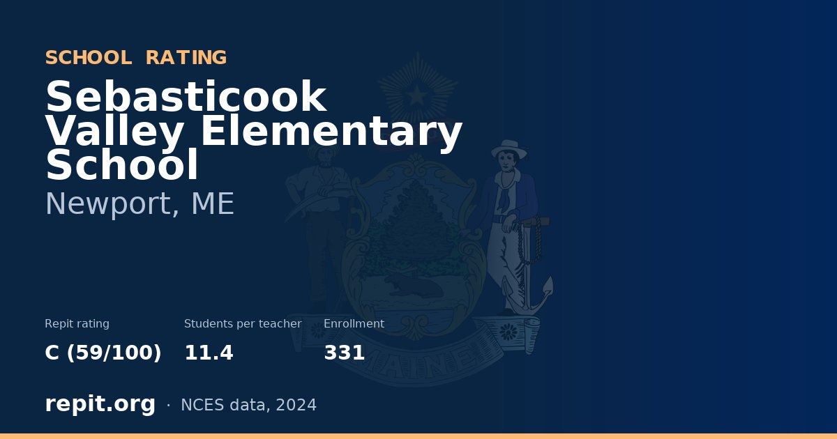 Sebasticook Valley Elementary School, Newport, ME — Repit school rating C (59/100)