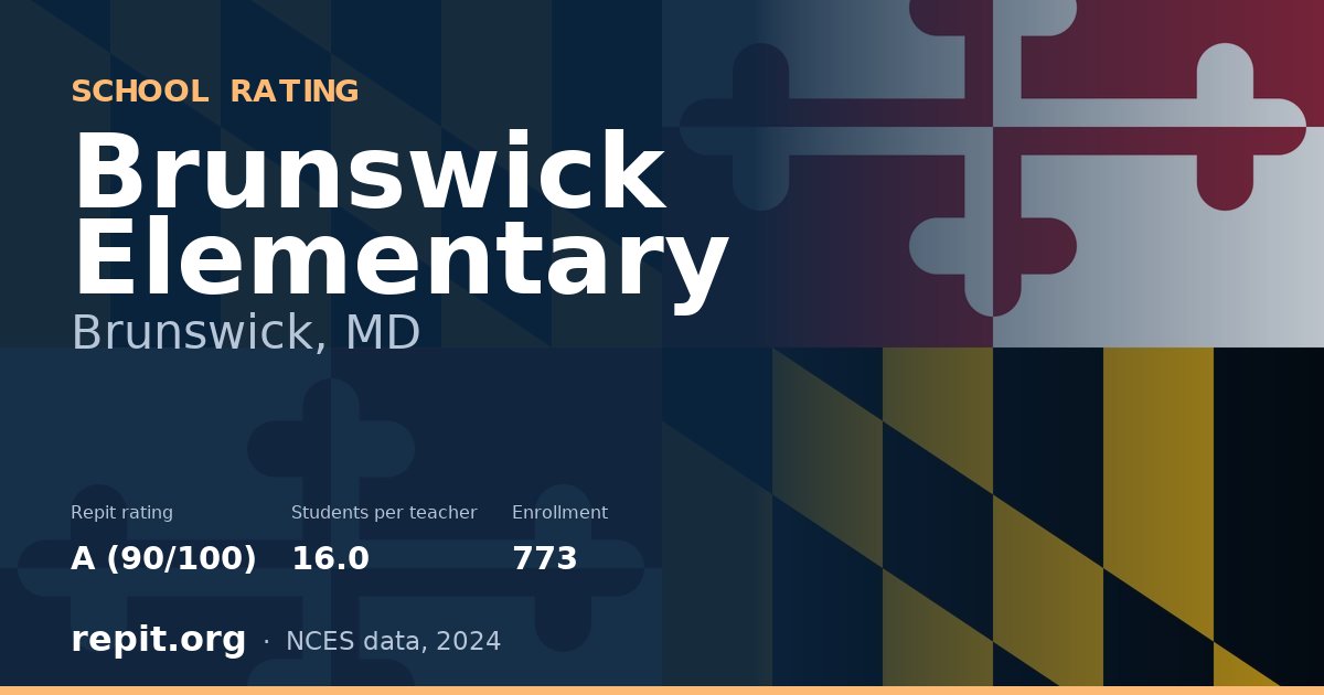 Brunswick Elementary, Brunswick, MD — Repit school rating A (90/100)