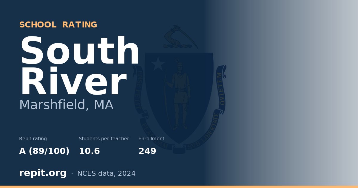 South River, Marshfield, MA — Repit school rating A (89/100)