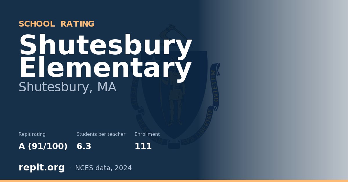 Shutesbury Elementary, Shutesbury, MA — Repit school rating A (91/100)