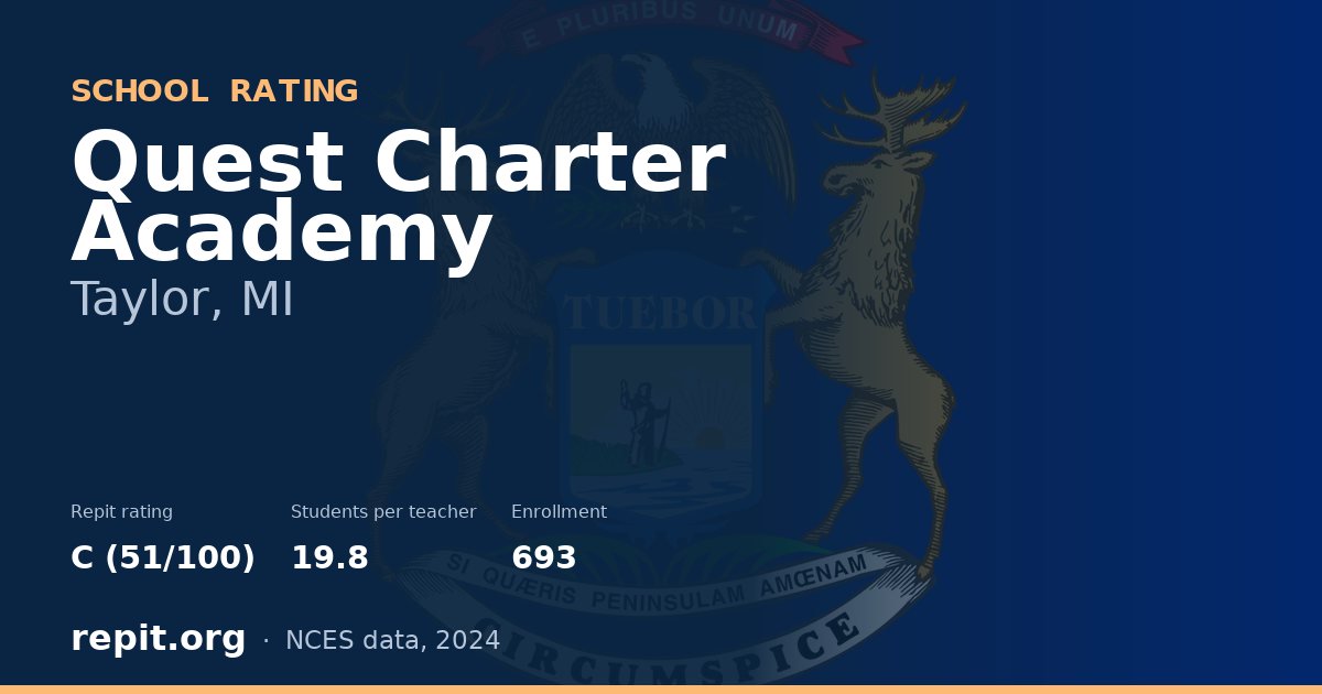Quest Charter Academy, Taylor, MI — Repit school rating C (51/100)