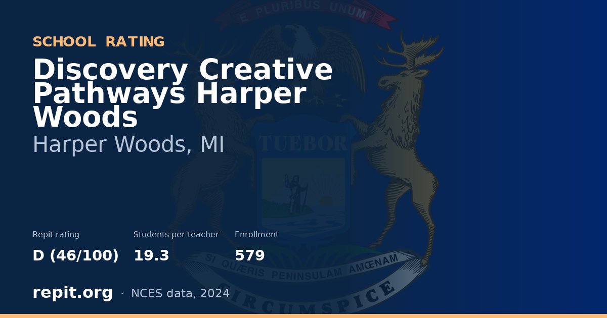 Discovery Creative Pathways  Harper Woods, Harper Woods, MI — Repit school rating D (46/100)