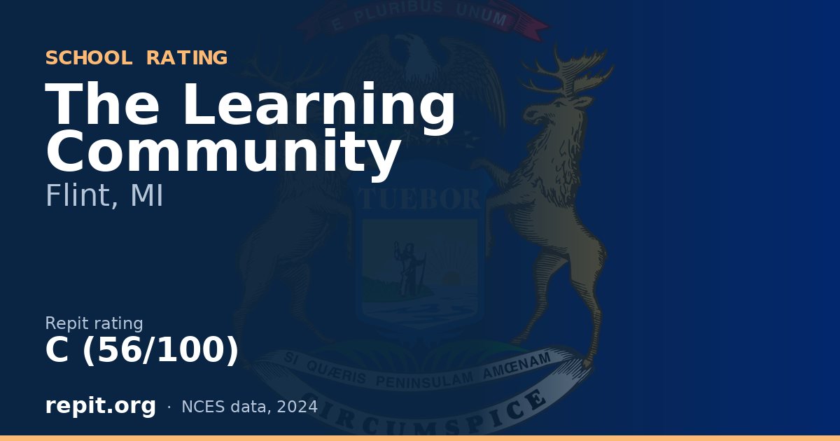 The Learning Community, Flint, MI — Repit school rating C (56/100)