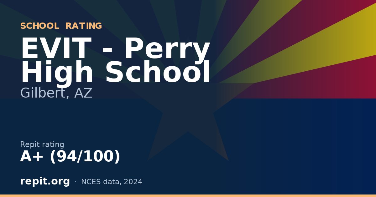 EVIT - Perry High School, Gilbert, AZ — Repit school rating A+ (94/100)