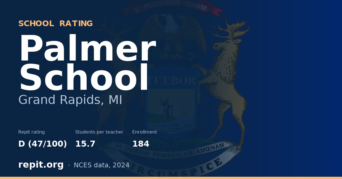 Palmer School, Grand Rapids, MI — Repit school rating D (47/100)