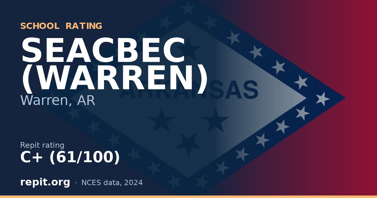 SEACBEC (WARREN), Warren, AR — Repit school rating C+ (61/100)