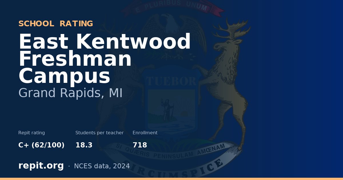 East Kentwood Freshman Campus, Grand Rapids, MI — Repit school rating C+ (62/100)