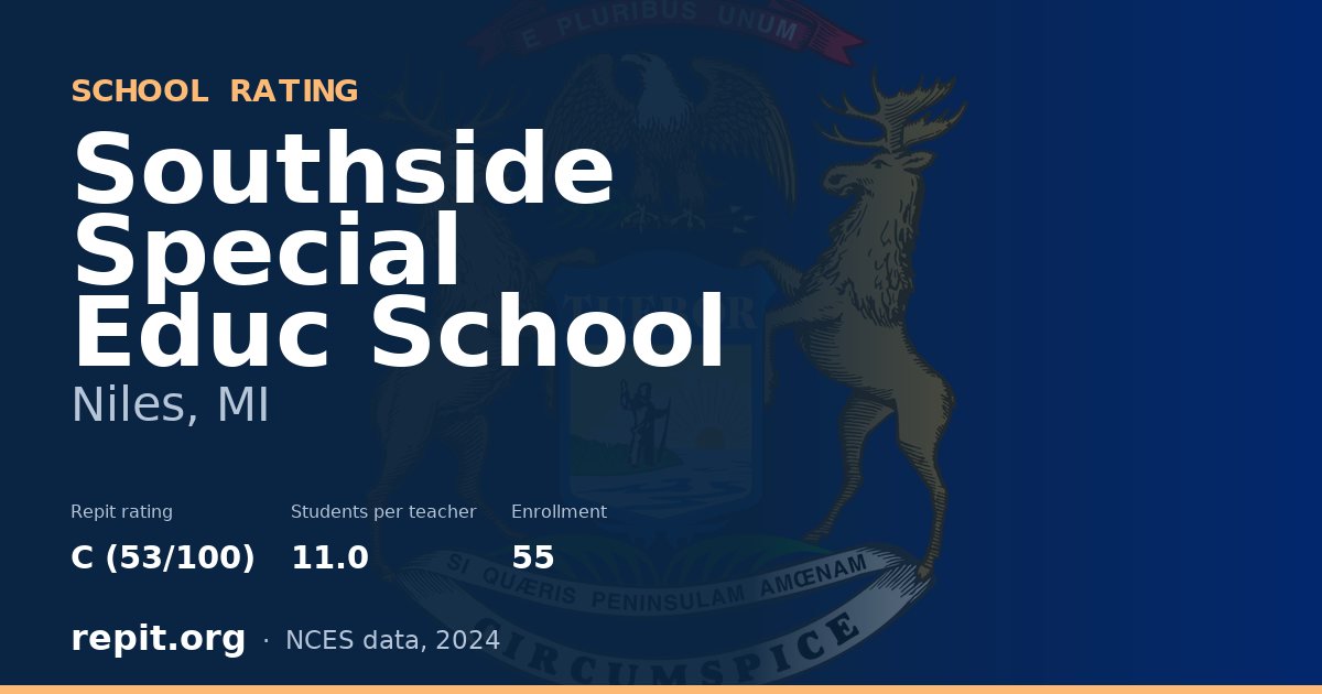 Southside Special Educ School, Niles, MI — Repit school rating C (53/100)