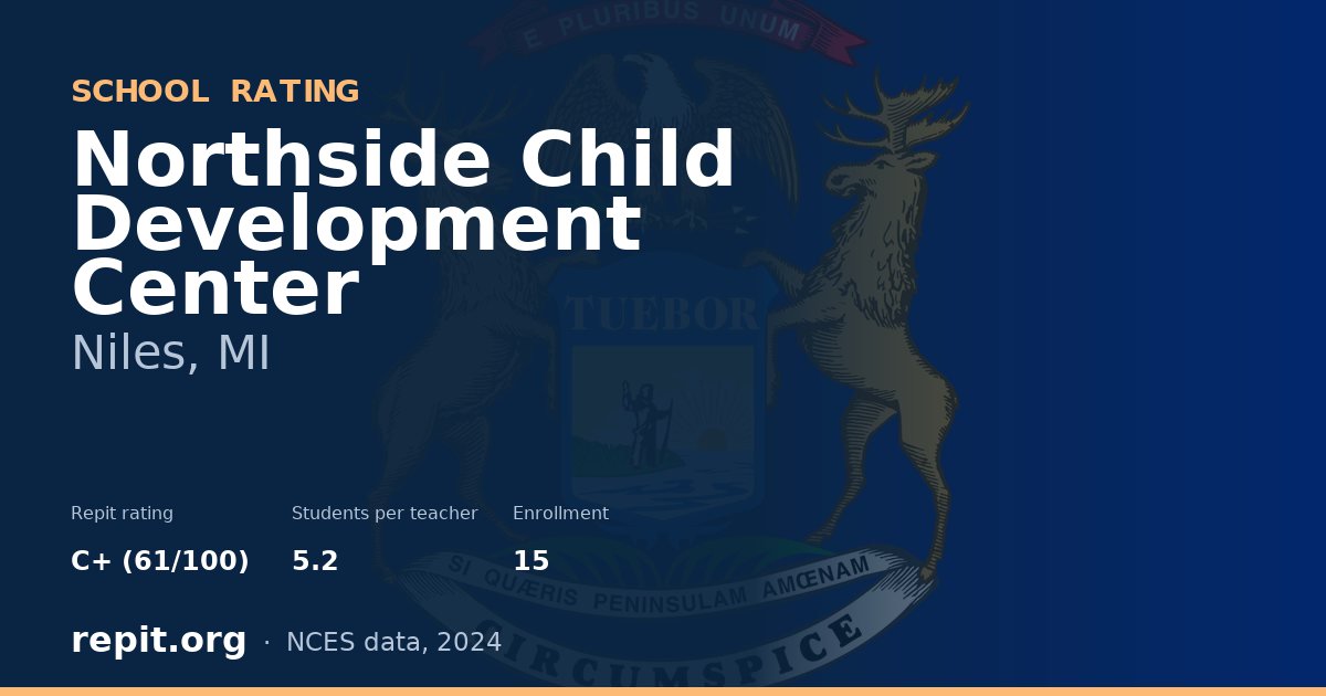 Northside Child Development Center, Niles, MI — Repit school rating C+ (61/100)