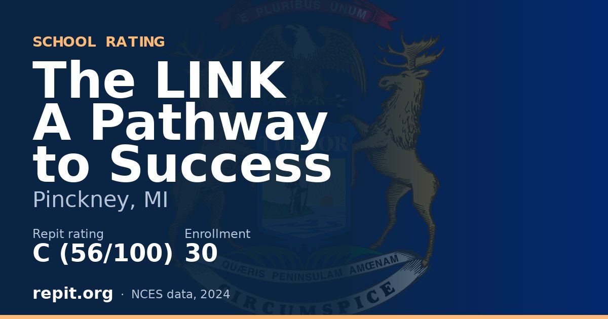 The LINK  A Pathway to Success, Pinckney, MI — Repit school rating C (56/100)