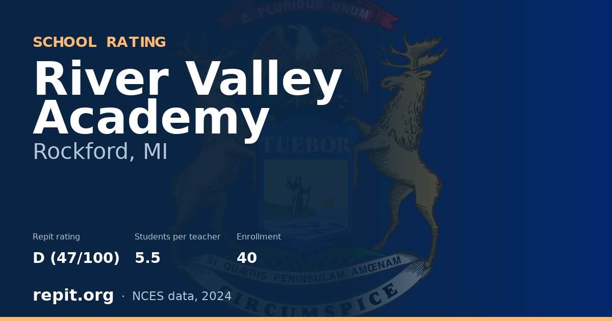 River Valley Academy, Rockford, MI — Repit school rating D (47/100)