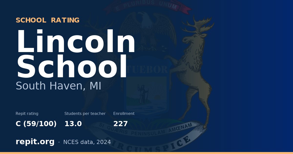Lincoln School, South Haven, MI — Repit school rating C (59/100)