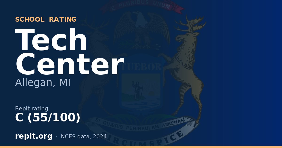 Tech Center, Allegan, MI — Repit school rating C (55/100)