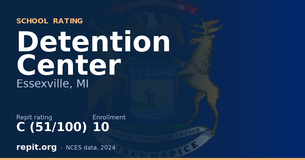 Detention Center, Essexville, MI — Repit school rating C (51/100)