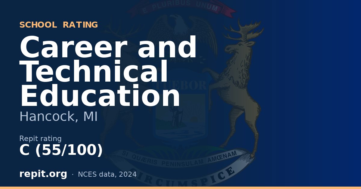 Career and Technical Education, Hancock, MI — Repit school rating C (55/100)