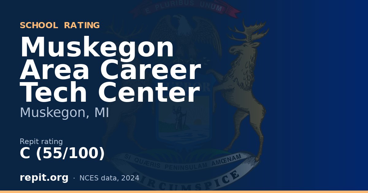 Muskegon Area Career Tech Center, Muskegon, MI — Repit school rating C (55/100)