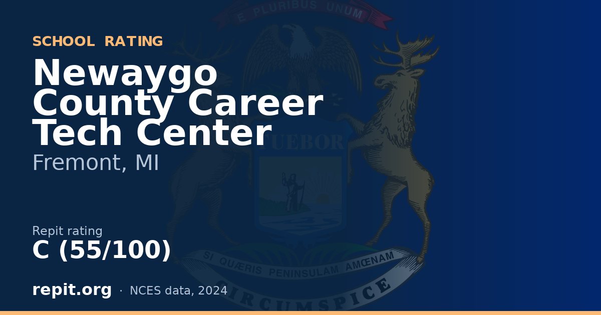 Newaygo County Career Tech Center, Fremont, MI — Repit school rating C (55/100)