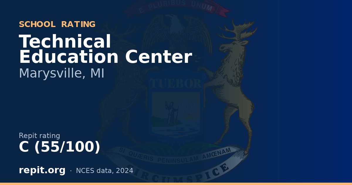 Technical Education Center, Marysville, MI — Repit school rating C (55/100)