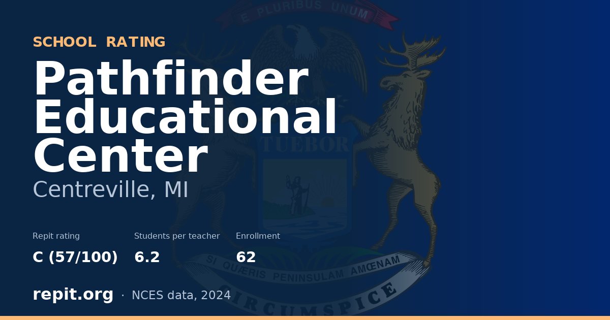 Pathfinder Educational Center, Centreville, MI — Repit school rating C (57/100)