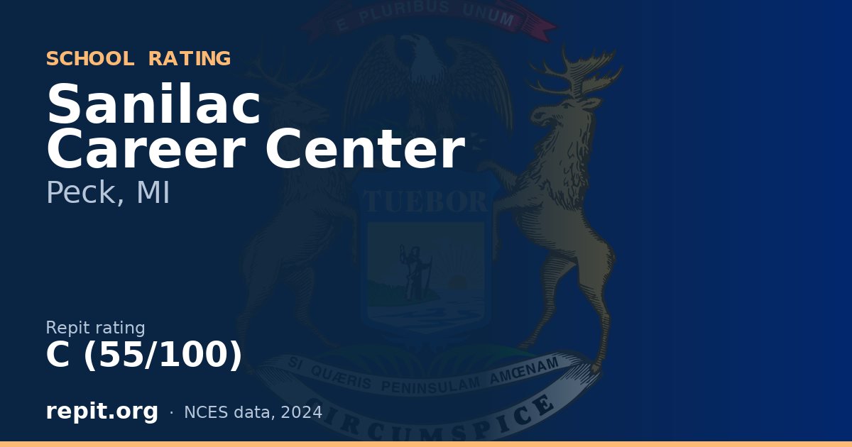Sanilac Career Center, Peck, MI — Repit school rating C (55/100)