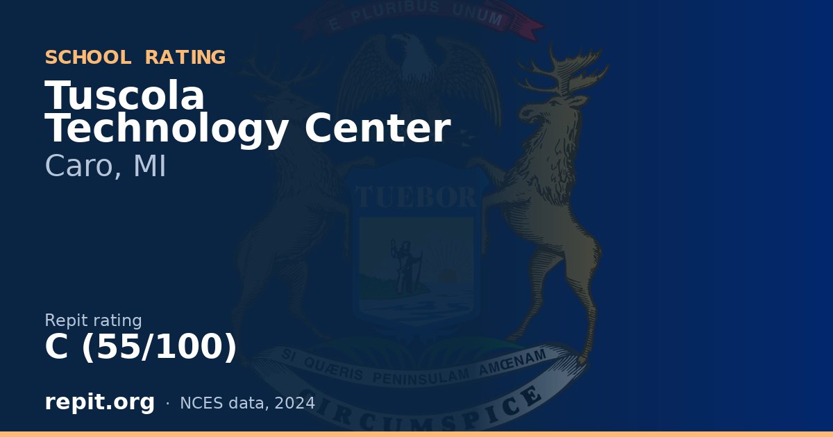 Tuscola Technology Center, Caro, MI — Repit school rating C (55/100)